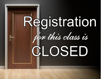 Registration for this class is closed Registration for this class is closed